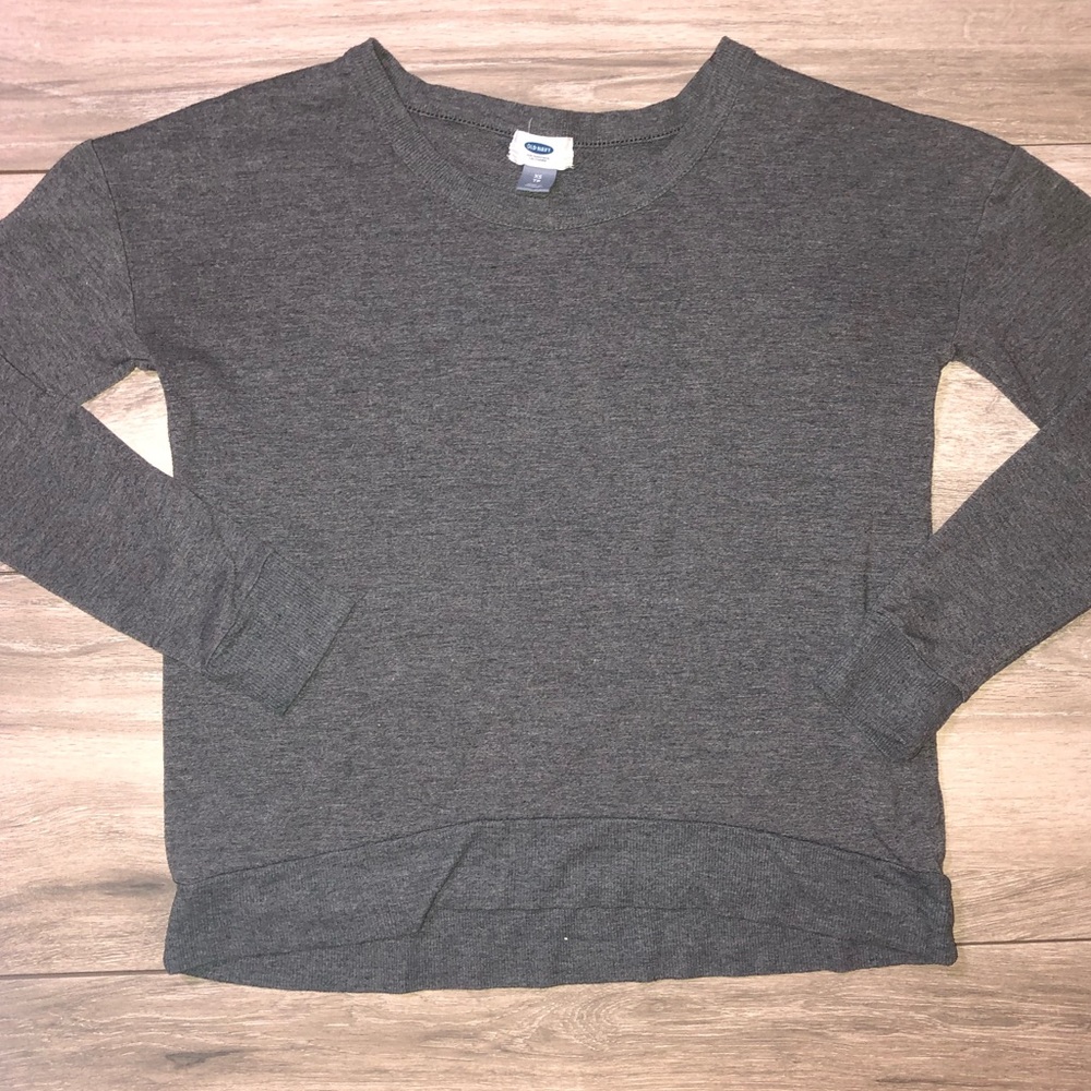 Dark Gray Old Navy Long Sleeve, Lightweight Sweater, Size XS Excellent Condition